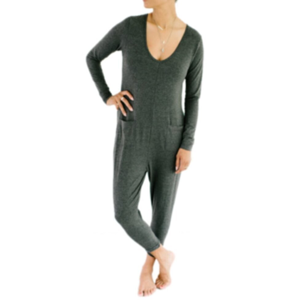 Smash + Tess Charcoal Grey Jumpsuit – Women’s Size Medium